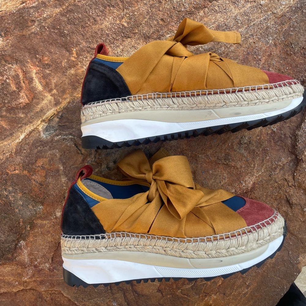 Free People “Chapmin” Multicolor Espadrille Sneaker - Picture 6 of 11